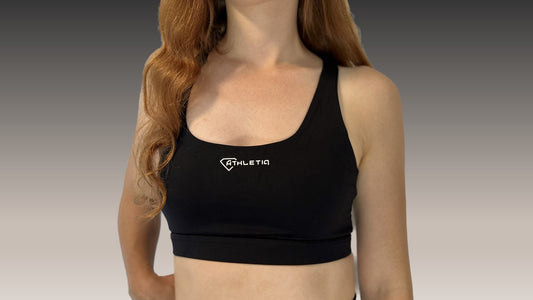 Athletiq Sports-bra - Black