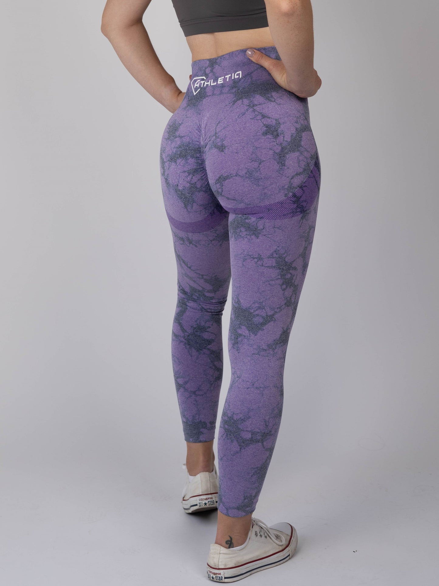 Marble scrunch 2.0 - Faded purple