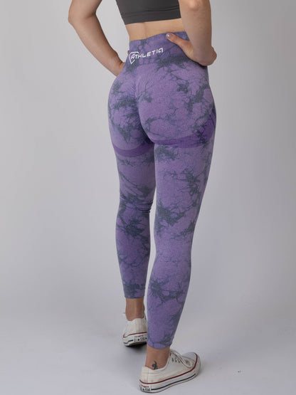 Marble scrunch 2.0 - Faded purple