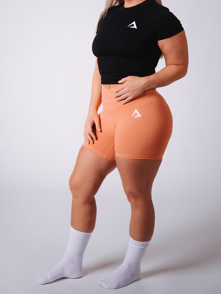 SoftMotion V-Tapered Shorts - Peach