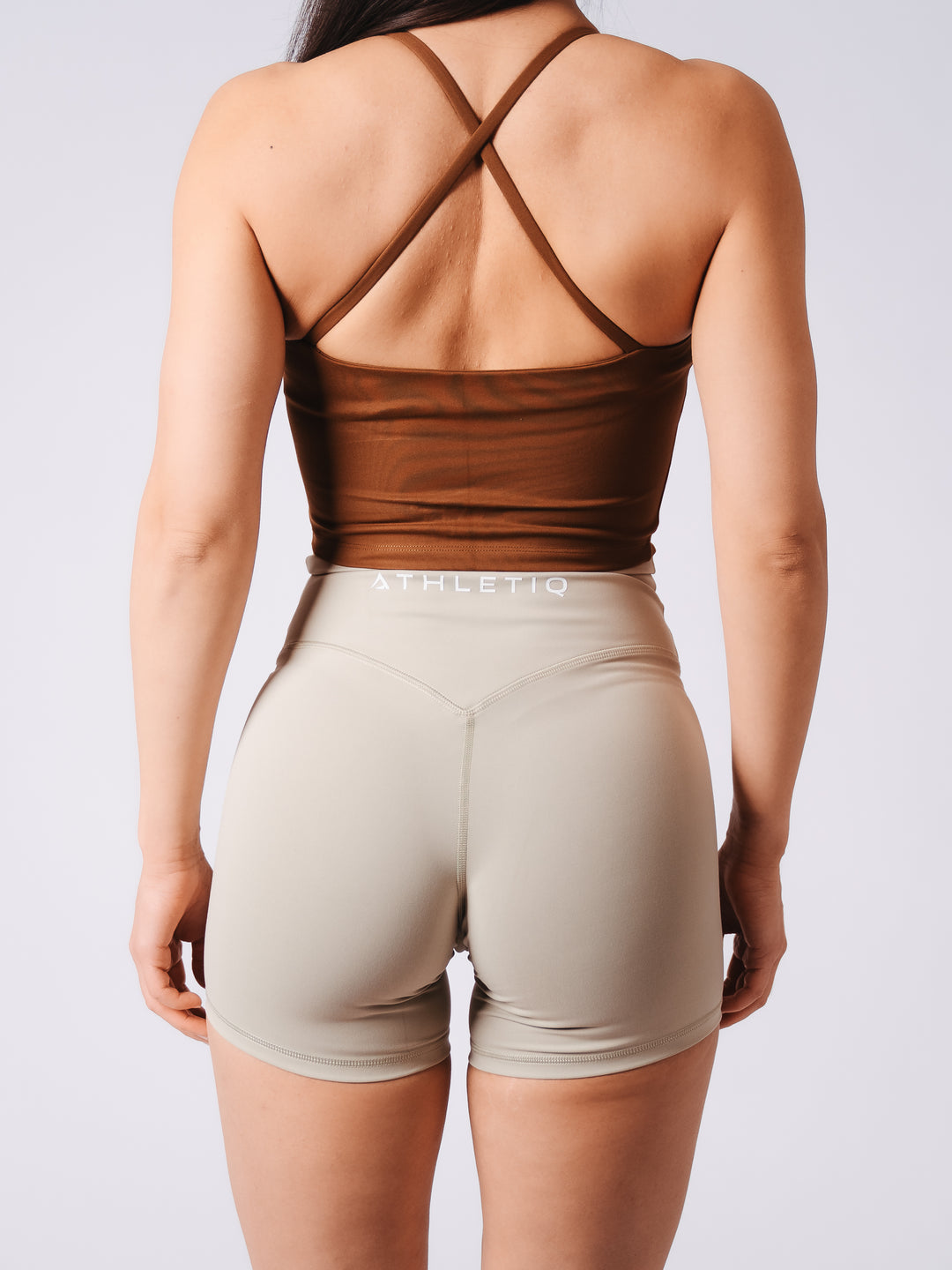 SoftMotion V-Tapered Shorts - Beige