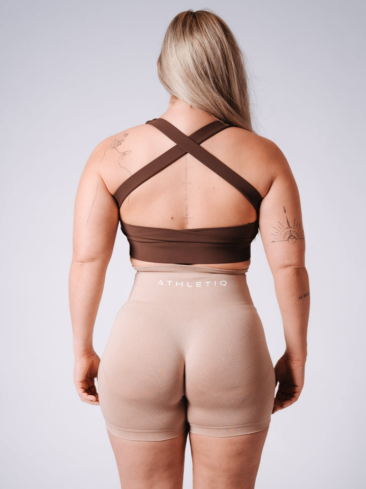 CrossFlow Sports Bra - Brown