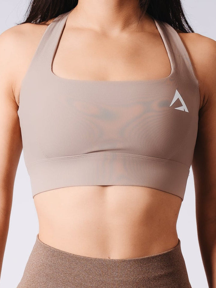 CrossFlow Sports Bra - Beige