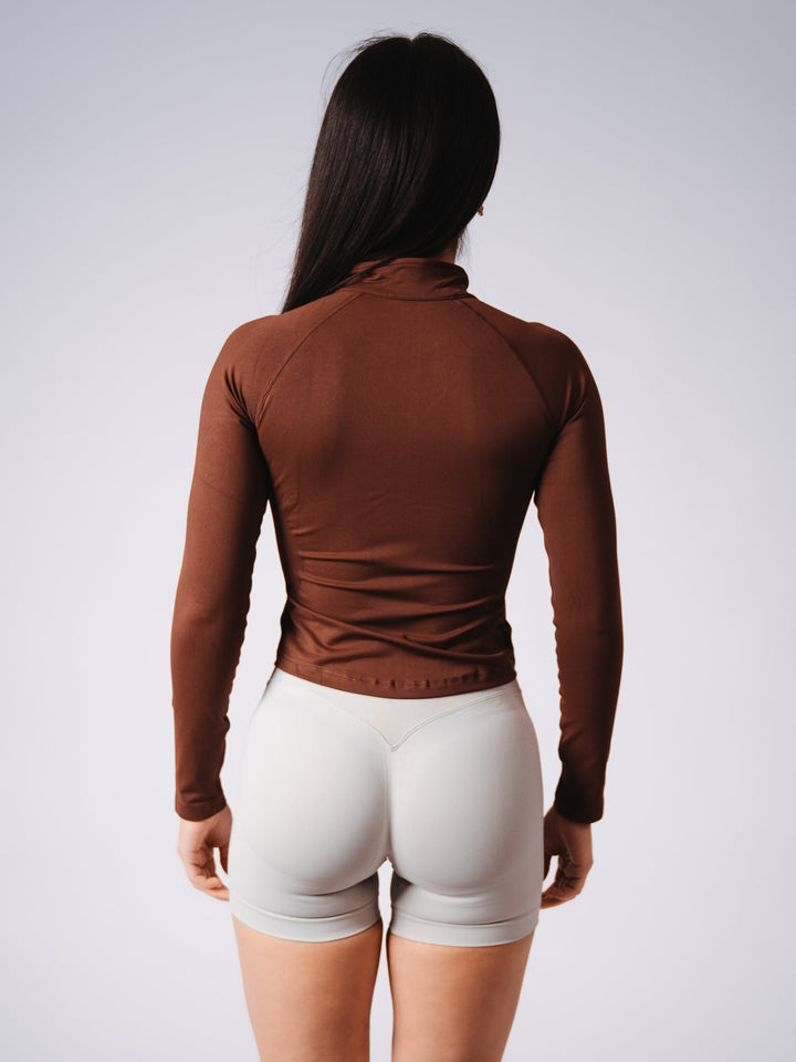 SculptZip Jacket - Brown