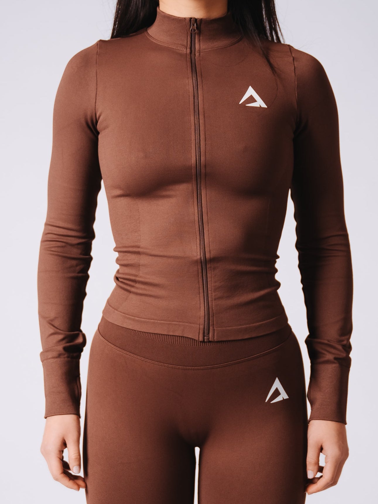 ContourFit Zip Jacket - Brown