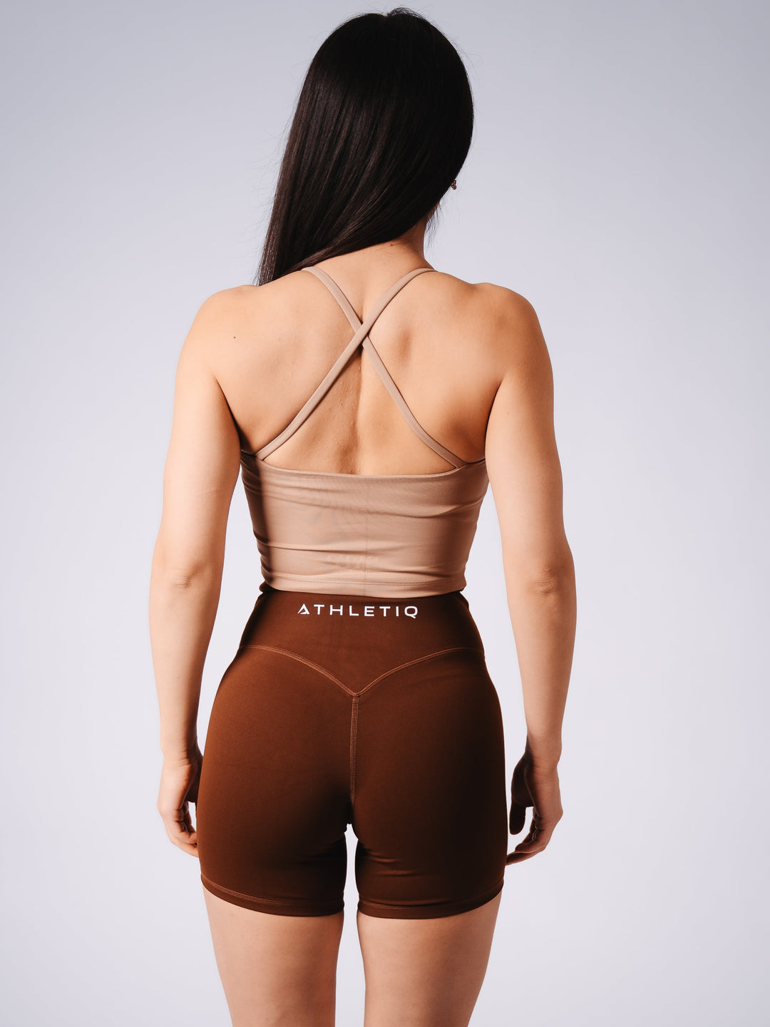 CrossForm Crop - Khaki